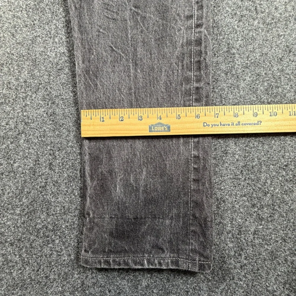 Banana Republic Mens 34x32 Trooper Fit White Oak Cone Selvedge Denim Jeans Black